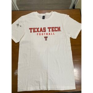 NWOT Gildan Texas Tech Football Men Small Red Raiders Graphic Player Name Tee